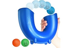 KRIBIN Skill Game with 3 Balls - Juggling Ball Toy Gifts for Kids and Adults - Indoor and Outdoor Games Toy for Age 8-13 13-15 Teen Boys Girls - Blue