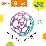 Bright Starts Oball Classic Easy-Grasp Toy Pink Purple view 3