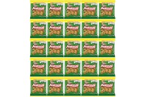 YESY Animal Crackers, individual bags, Variety Crackers Snack Bulk Packs - Graham Cracker, Keebler, Whole Grain, No High Fructose Corn Syrup, 1 oz Packets. (Pack of 25)
