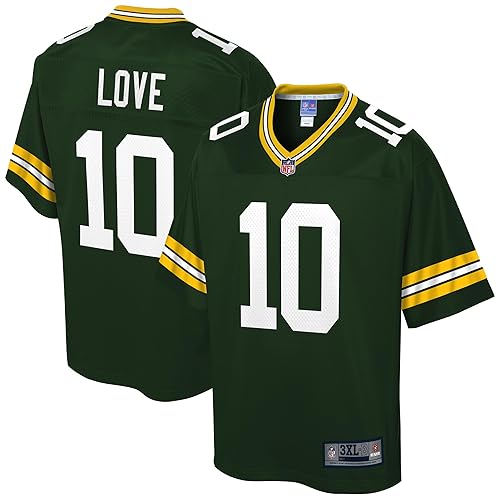 NFL PRO LINE Men's Jordan Love Green Green Bay Packers Big Tall