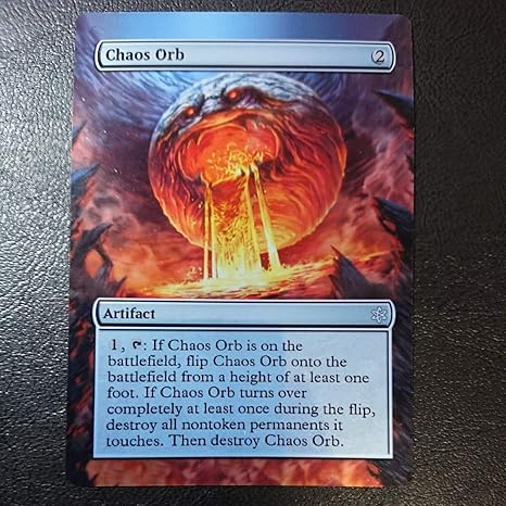 Amazon Mtg Chaos Orb オリジナル 拡張アートfoil プロキシ1枚 風船 バルーン おもちゃ Amazon Mtg Chaos Orb オリジナル 拡張アートfoil プロキシ1枚 風船 バルーン おもちゃ