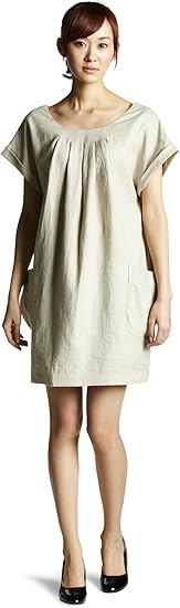 Amazon Co Jp レイビームス Ray Beams Ray Beams バロックロープ リネンワンピース Beige One Size 服 ファッション小物