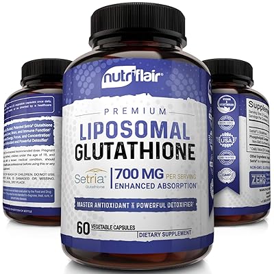 NutriFlair Liposomal Glutathione Setria 700mg - India | Ubuy