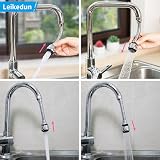 Leikedun Tap Spray Head Universal 360 Rotatable Aerator ABS Polished Chrome view 5