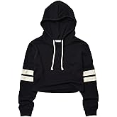 Perfashion Women Sweatshirt Crop Top Hoodie Long Sleeve Sweatshirts