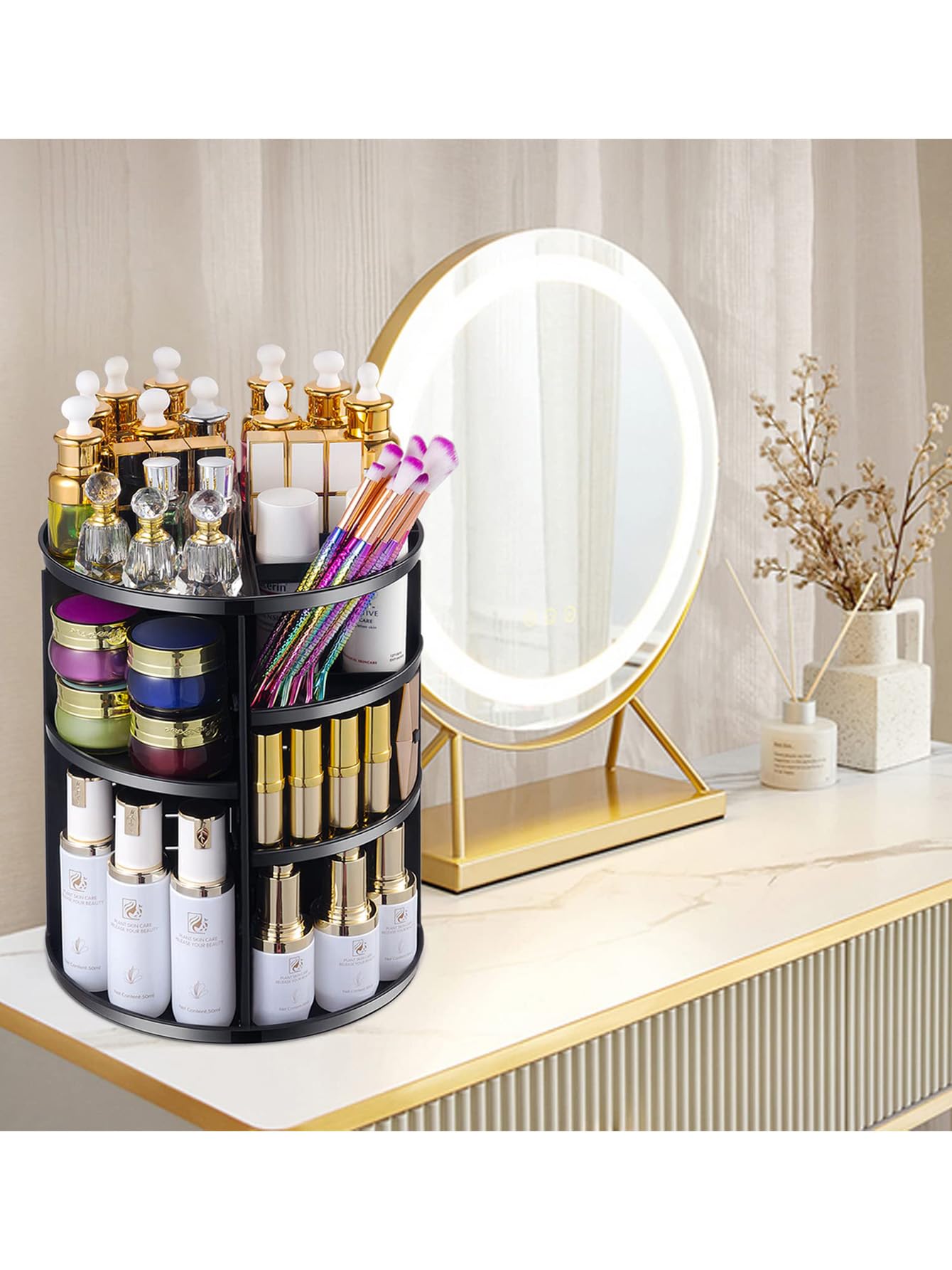 360 Spinning Makeup Organizer