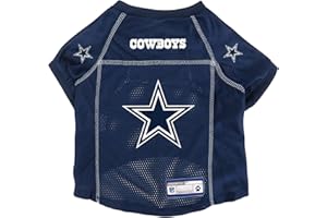 Littlearth NFL Dallas Cowboys Basic Pet Jersey,X-Large