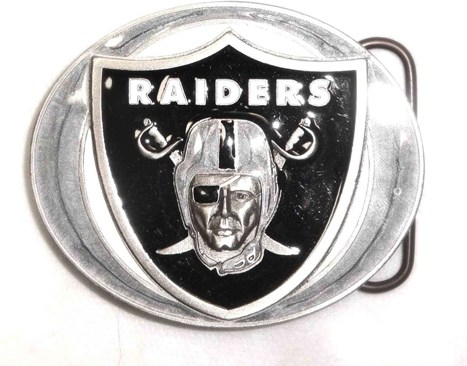 raiders belt buckle