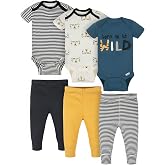 Onesies Brand Unisex Baby 3 Outfit Bundle Mix Match Pants Set
