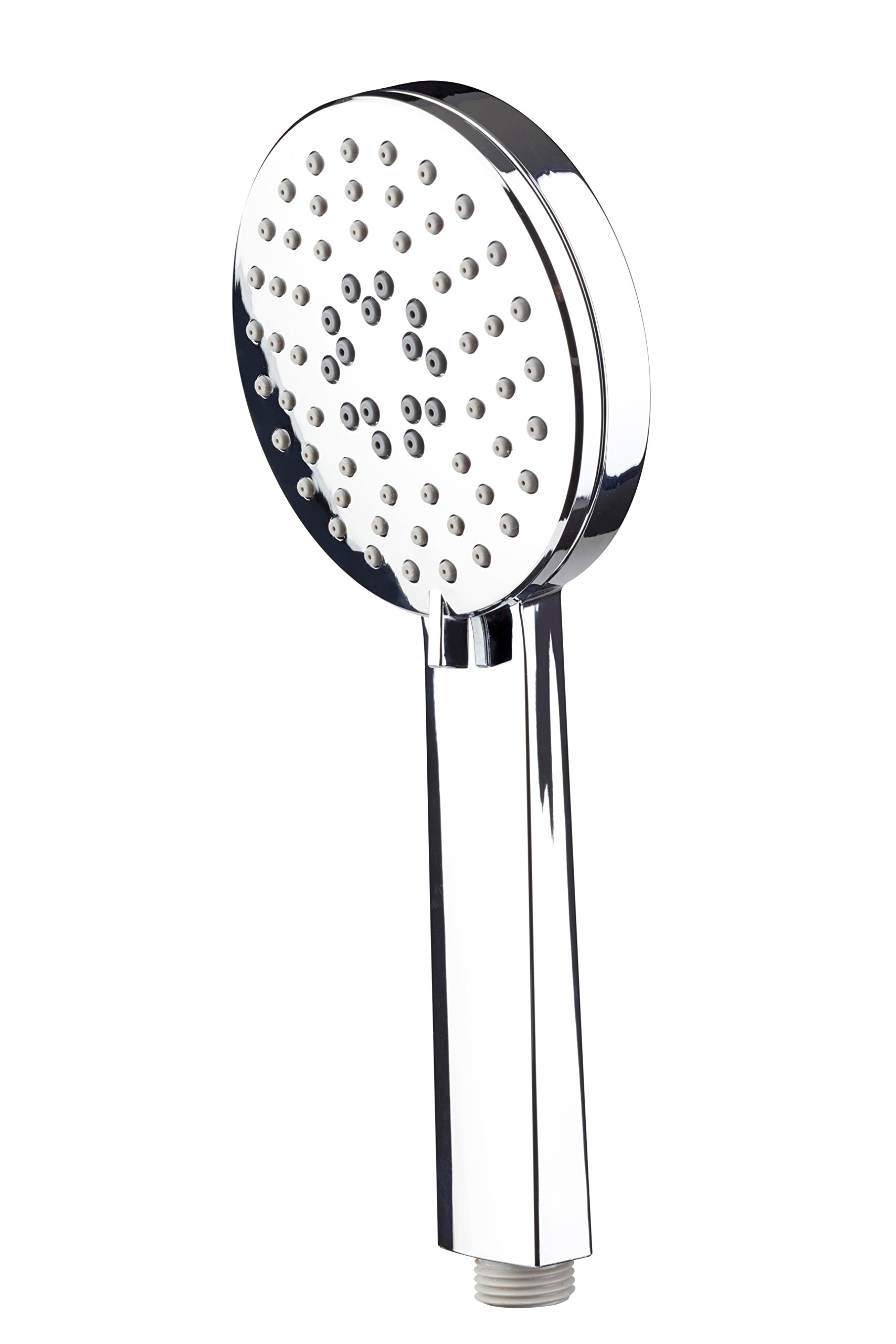 Croydex Edessa Aqua Air Water Saving 3 Function Shower Head - Chrome Shower Heads with Universal ½” B.S.P. Connection, Rub Clean Nozzles, Efficient Shower Spray Handset