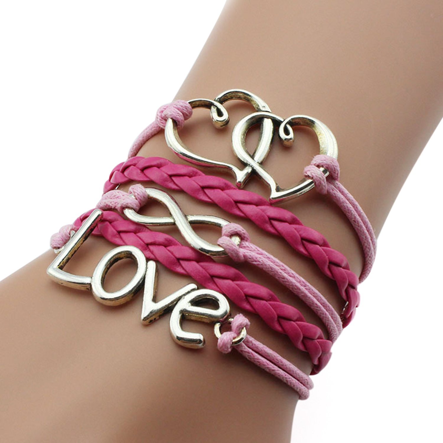 Nally Fashion Leather Multilayer Bracelet Trendy Leather Wrap Charm Nally Fashion Leather Multilayer Bracelet Trendy Leather Wrap Charm