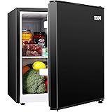 Mini Fridge, TECCPO 1.7 Cu.Ft. Small Refrigerator, Energy Star, 6 Adjustable Thermostat Control, One-touch Easy Defrost, 37 d