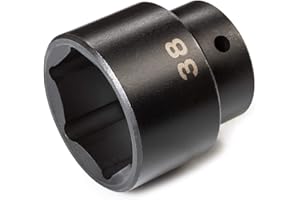 TEKTON 1/2 Inch Drive x 38 mm 6-Point Impact Socket | SID22138