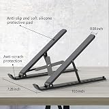 Tonmom Laptop Stand Adjustable Ergonomic Ventilated 10-15.6 inch Black view 5