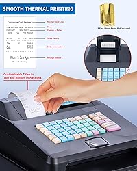 Perfiware Cash Register with Scanner/Checkport Cash