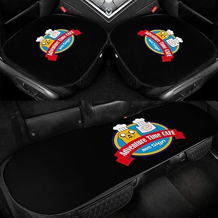 Amazon アドベンチャー タイム 2 環境にやさしく人気の多機能 車のアイスクッション 通気性カーシートクッション 3d三次元メッシュ ポリエステル クッション スリーピースカーアイスシルククッション 装飾カーシートクッション 4シーズン対応 シートカバー 車