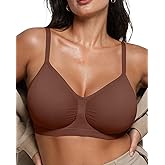 OEAK Bralettes for Women No Padding Comfortable Wireless Bras Seamless Bralette No Underwire Bra Cute Everyday Tshirt Bras