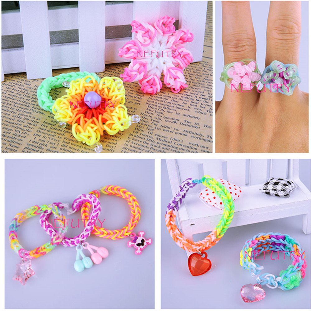Loom Bands Refill Kit DIYLAND 24 Colors Loom Bands Kit, Bracelet