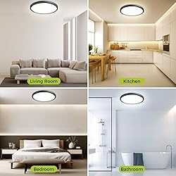 1PACK Flush Mount LED Ceiling Light Fixture