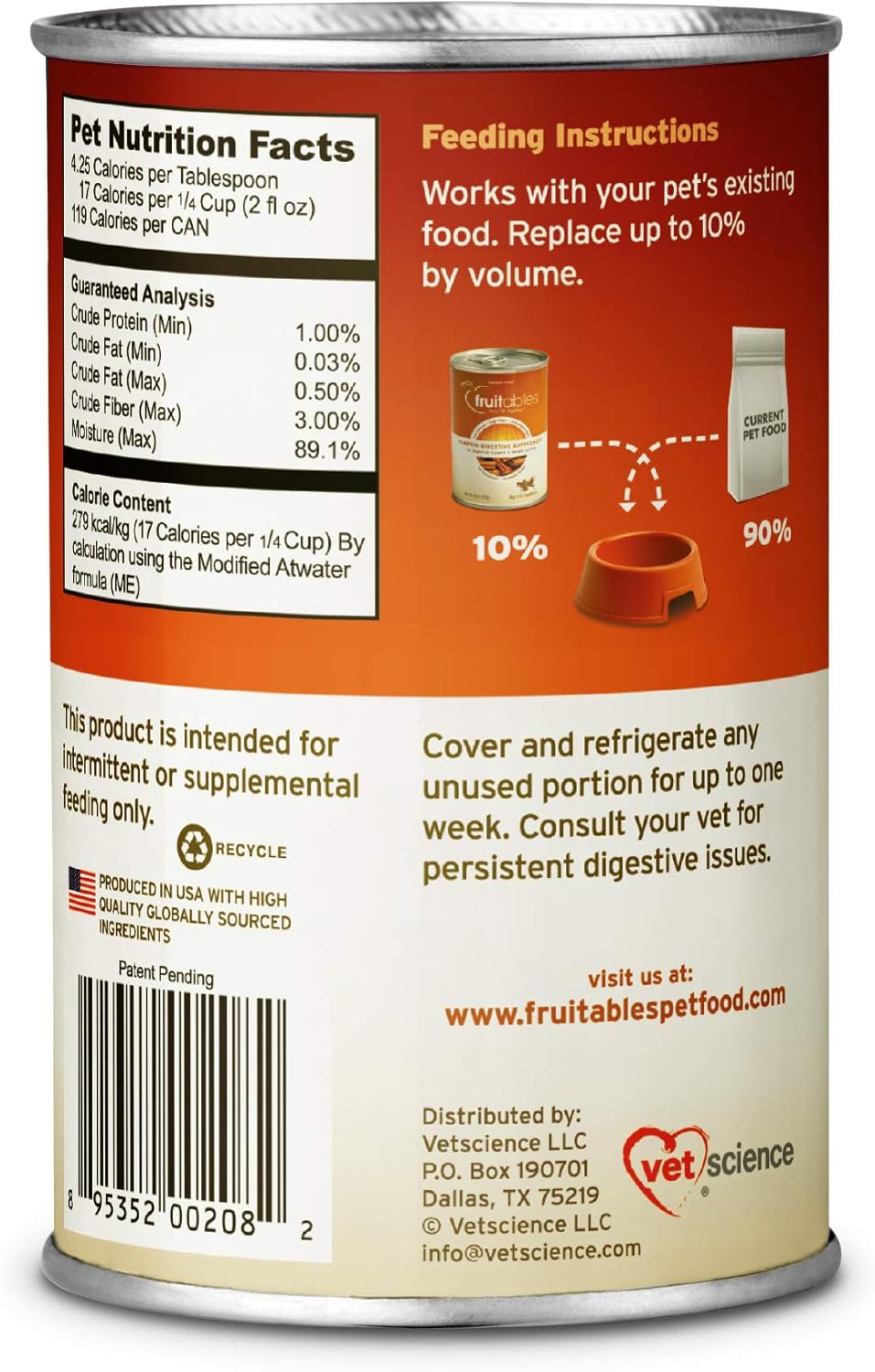 fruitables pumpkin digestive supplement