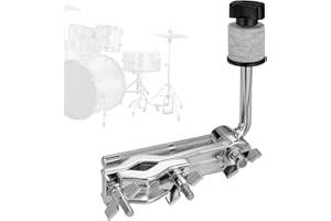TENTOTEN Cymbal Arm Cymbal Boom Holder with Clamp, Cymbal Boom Arm with 360°Cymbal Extension Mount Clamp for Splash Cymbals