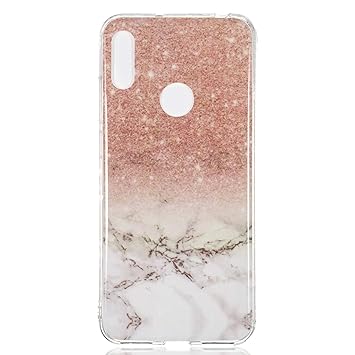 Lomogo Huawei Y6 2019/Honor 8A/Y6 Pro 2019 Case Soft Silicon Case Shockproof Anti-Scratch Marble Case Cover for Huawei Y6 2019/Y6Pro 2019 - LOYHU190218 L2