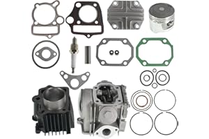 GXYWADY Cylinder Piston Gasket Top End Kit 12101-GB0-910 Replacement for Honda CRF70 XR70 ATC70 12101-087-000,12101-087-010, 12101-HB2-000,12101-098-670, 12101-098-671