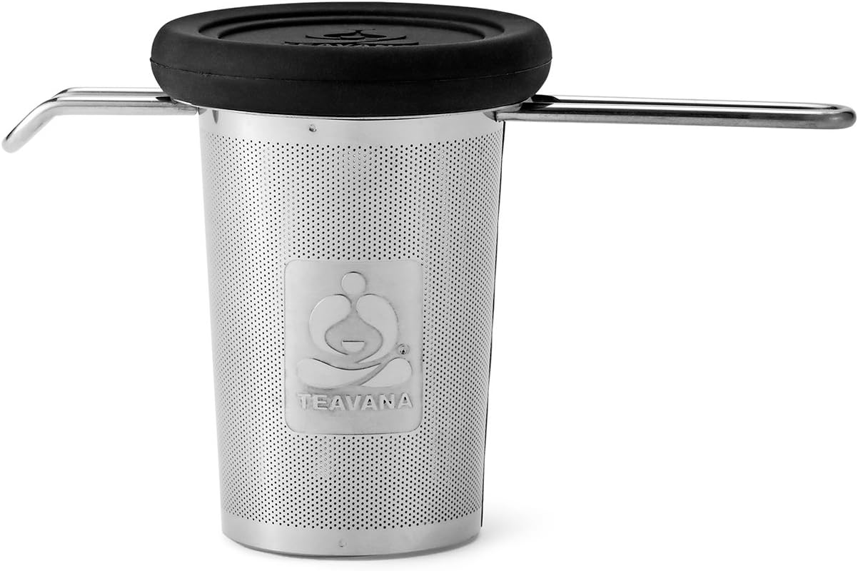 Amazon Com Teavana Stainless Steel Single Serving Tea Strainer By Teavana Tea Long Handled Strainers Kitchen Dining