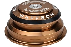 WFS HY713 1-1/8" to 1-1/2" Tapered Semi-Integrated Headset Set for 44 to 55.9mm Tapered Head Tubes -CNC Aluminum Alloy, Threa
