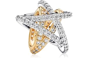 MSPOVOF Animal Flower Heart Charms,Bead for Bracelets and Necklaces,S925 Sterling Silver Charms,For Women Jewelry Present