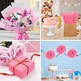 Morcheiong 60 Sheets Tissue Paper Rainbow 30 Colors 20 x 14.5 in 50 x 37 cm view 6