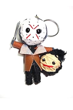 Jason Friday the 13th Voodoo String Doll Keyring Keychain