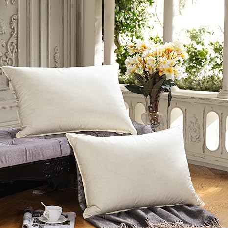 Amazon Com Snowman Luxurious Goose Down And Feather Pillow For