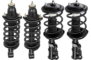 AUTOMUTO Strut Spring Assembly Front and Rear Pair Shock Struts Coil Springsr Fit 2002-2006 for Honda CR-V 4WD AWD FWD
