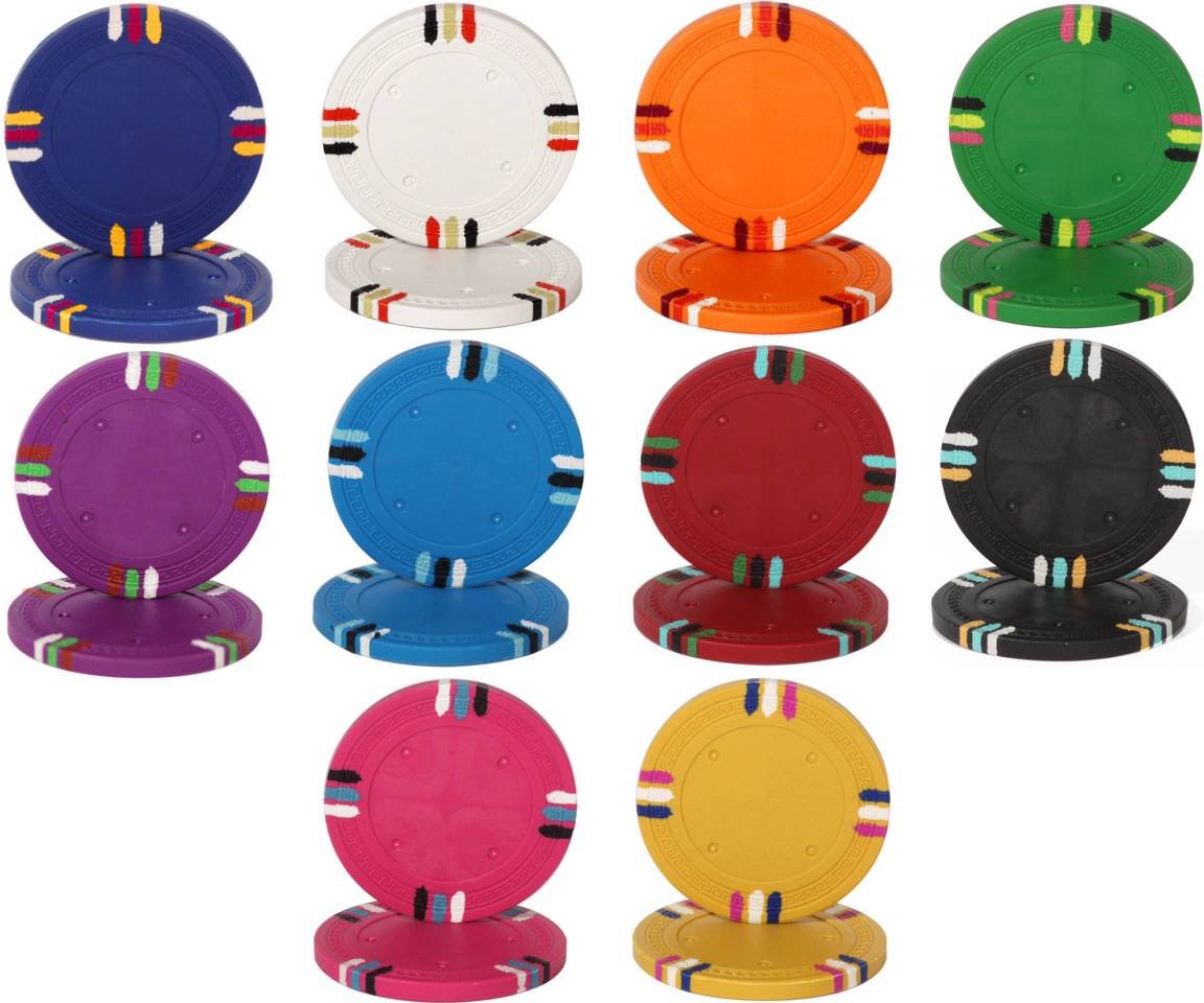 25 Claysmith Blank 14gm Clay Poker Chips Choose Colors