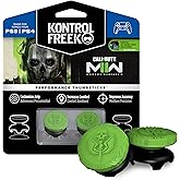 KontrolFreek Call of Duty: Modern Warfare II Performance Thumbsticks for PlayStation 4 (PS4) and PlayStation 5 (PS5) | 2 High-Rise, Hybrid/Flat | Black/Green