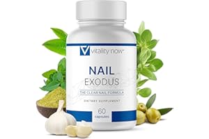 VITALITY NOW Nail Exodus - Vitality Healthy Nails - Premium Formula for Healthier Feet - 60 Capsules