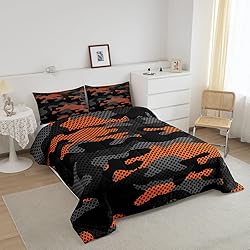 Erosebridal Army Camouflage Comforter Set King Size