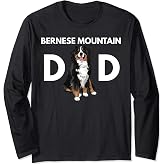 Bernese Mountain Dog Dad Funny Dog Dad Bernese Mountain Dad Long Sleeve T-Shirt