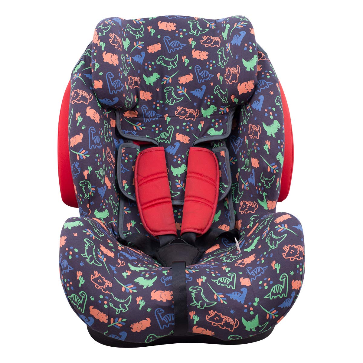 JYOKO KIDS Baby car seat cover liner made cotton compatible with Be Cool, Thunder, Foppapedretti (Happy Dino)