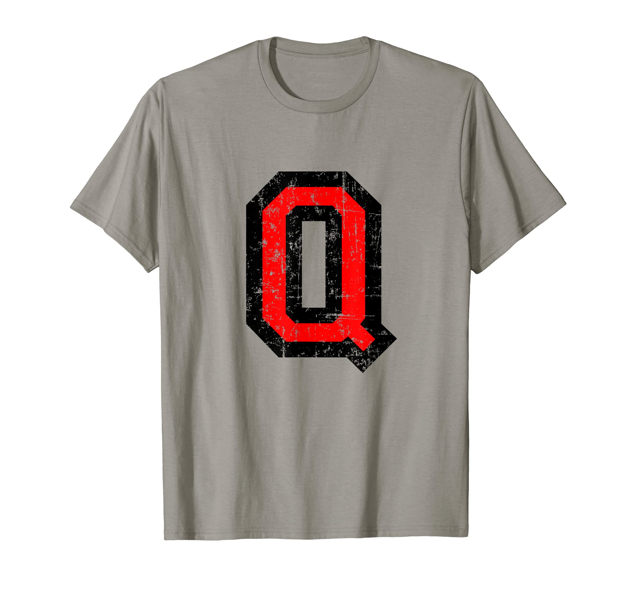 Letter Q (Vintage Black-Red) T-Shirt