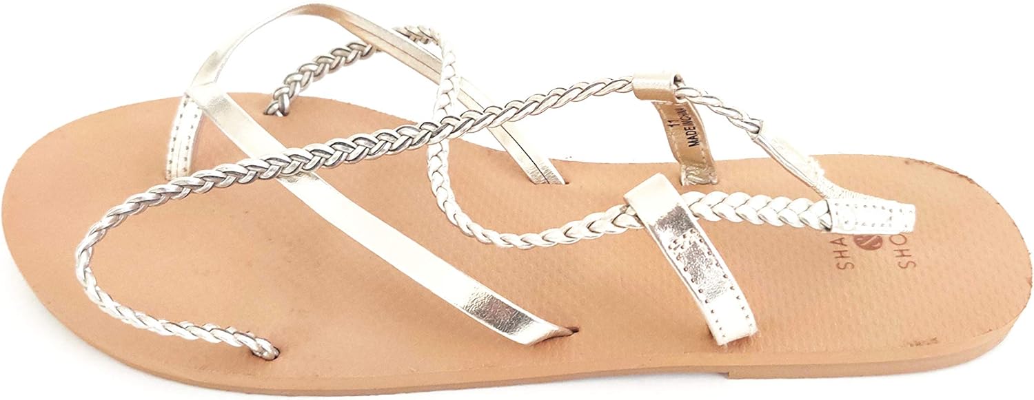 braided thong sandals
