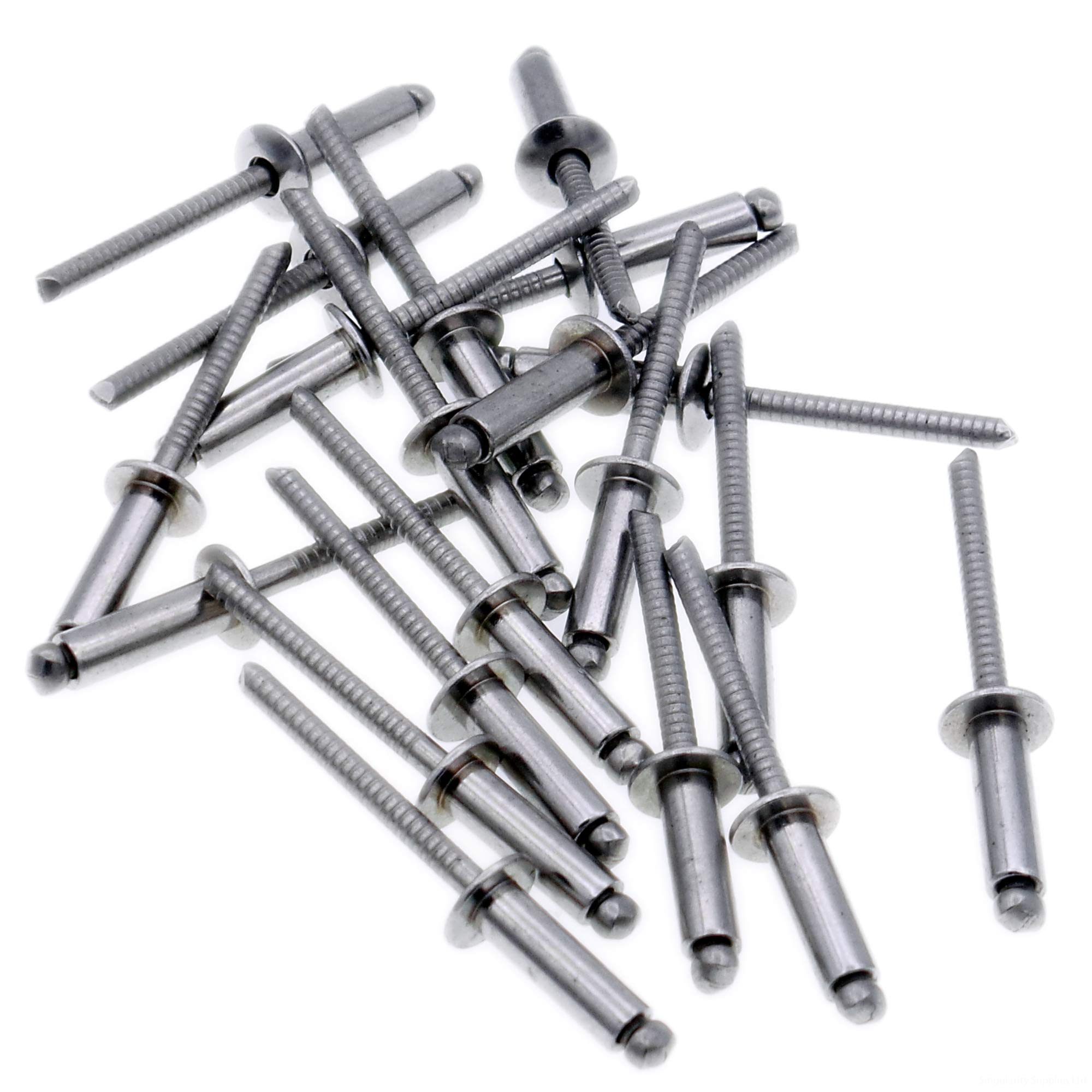 M3 (3mm x 12mm) Dome Blind Rivet - Stainless Steel (A2) (Pack of 20)