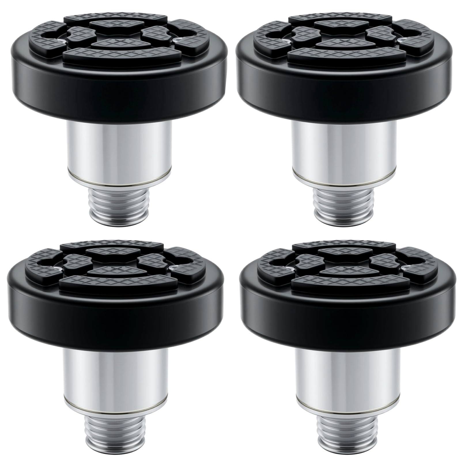 Photo 1 of atsuch 60mm 4pcs Shaft Screw Up Car Lift Feet Pads Compatible with Bendpak Maxjax 2 Post Lift w/Rubber Bracket, 4-9 cm Heightened Car Lifts Bridge Jack Car Heightening Feet Tray (60mm 4pcs)