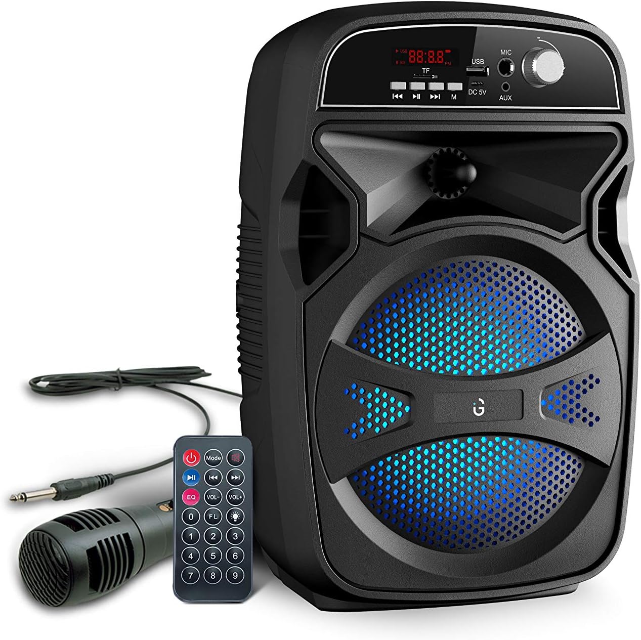 i GEAR Maximo 20 watts Portable Bluetooth Speaker with Corded Mic