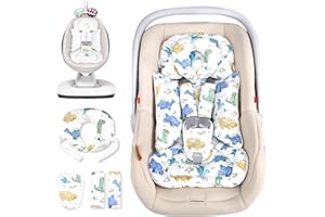 TANOFAR Infant Car Seat Insert with Removable Cushion for Baby Boys, Reversible Newborn Carseat Insert for Baby Head Body Sup