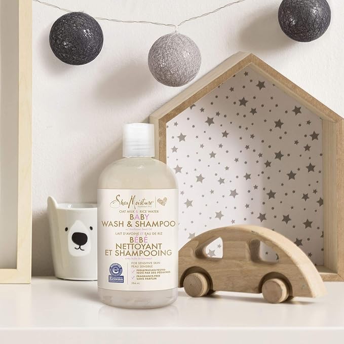 shea moisture oat milk and rice water baby
