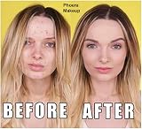 Glamza PHOERA Foundation Concealer Full Coverage Matte 104 Buff Beige UK view 6