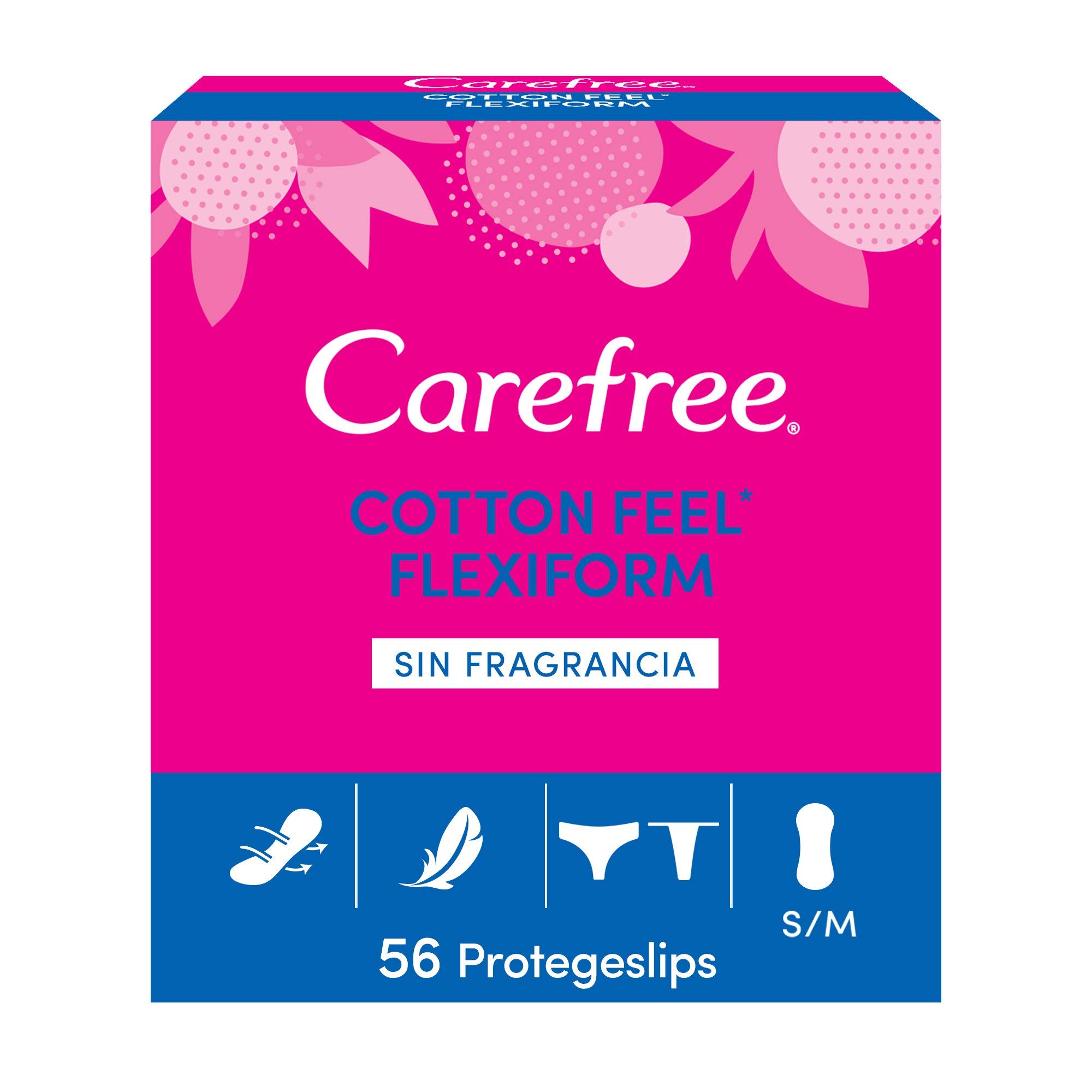 Carefree Panty Liners Flexiform White – Sanitary Pads Pack