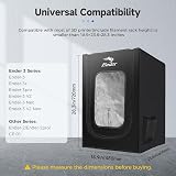 Creality Ender 3 Enclosure Fireproof Dustproof Protective Cover 480x600x720 view 7